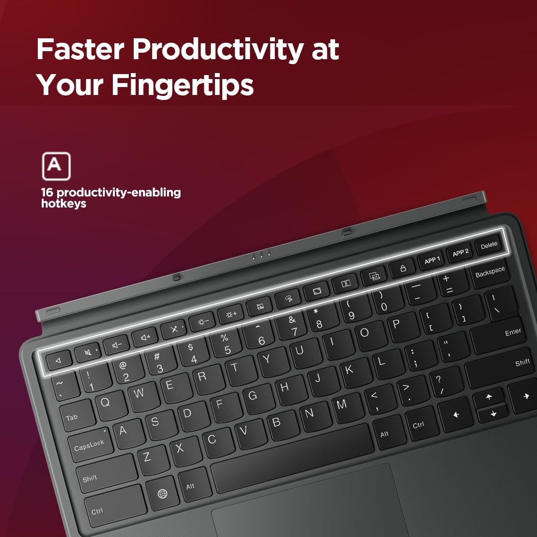 Lenovo Original Tab P12 Keyboard Detachable,3-Point Pogo-Pin